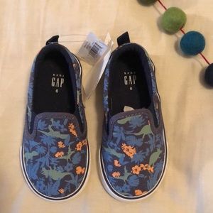 NWT Baby Gap Toddler Dino Jungle Slip-Ons